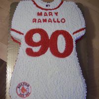 Red Sox Jersey Red sox Jersey for a 90th birthday celebration