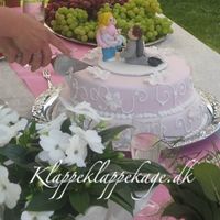 Cutting Of The Cake Decorated in fondant and royal icing