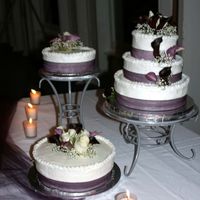 My First Wedding Cake This was my first wedding cake. I was so upset with how it turned out I didnt go to the wedding. Now I look back and say "that's...