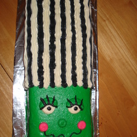 Bride Of Frankenstein All buttercream. Thanks to CC for the inspiration.