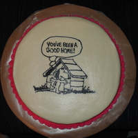 Snoopy I made this for my last day at a job.