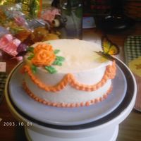 Small B-Day Cake This was just a small b-day cake I made for a friend. Thanks for looking.