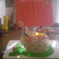 Wishing Well I got the idea from a cc. Thanks to hsdwidow for the idea. She did a wonderful job on hers. When I seen this cake I thought it was just so...