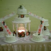 Wedding Cake This is my 2nd wedding cake but my first wedding cake that wasnt a practice cake. The topper was the bride pulling the groom off of a...