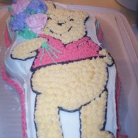 Pooh Bear All Buttercream icing