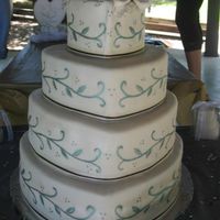 Heart Wedding Cake This was my second wedding cake.I heard from bride a few months before wedding and she told me what she wanted,and then a week before...