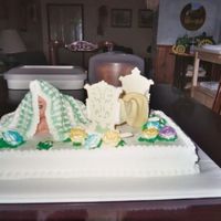 Peek A Boo Baby This was a fun cake to do. I made this for my friends daughters baby shower.