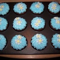 Spring Cupcakes All buttercream done for daughter's b-day