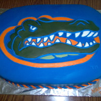 Birthday Cake For 13 Yo. Went through Uof F and received permission to duplicate the logo for a one time birthday cake.