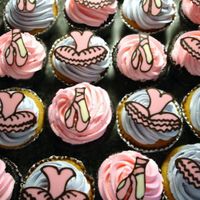 Ballerina Cupcakes Cupcakes with ballet-inspired decorations created with chocolate. These were created for a little ballerina's birthday party that took...