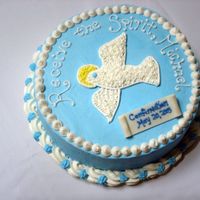 Confirmation Cake Created for a boy receiving his confirmation ....