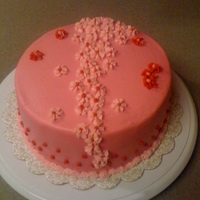 Valentine I did this cake for a bake sale. All buttercream.