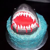 Shark Combined many great ideas from this site and others to make a shark cake! My first with molded RKT!! How miraculous is that stuff! :)