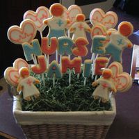 Nurse Basket i made these for my cousin after she graduated and recieved her RN