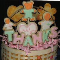 Nurse Cookies I made these NFSC for the hospital staff after a recient stay.