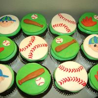 Baseball Cupcakes 