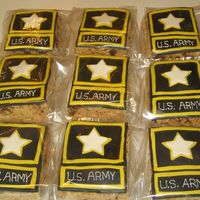Army Treats This was for a guy going into basic training. I am always proud to do something for our military men.