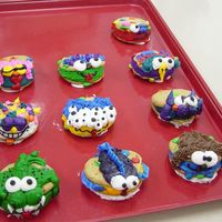 Monster Cookies These are cookies we make at our bakery, very easy to make and kids LOVE them! I have kids who come over just to look at the cookies and...