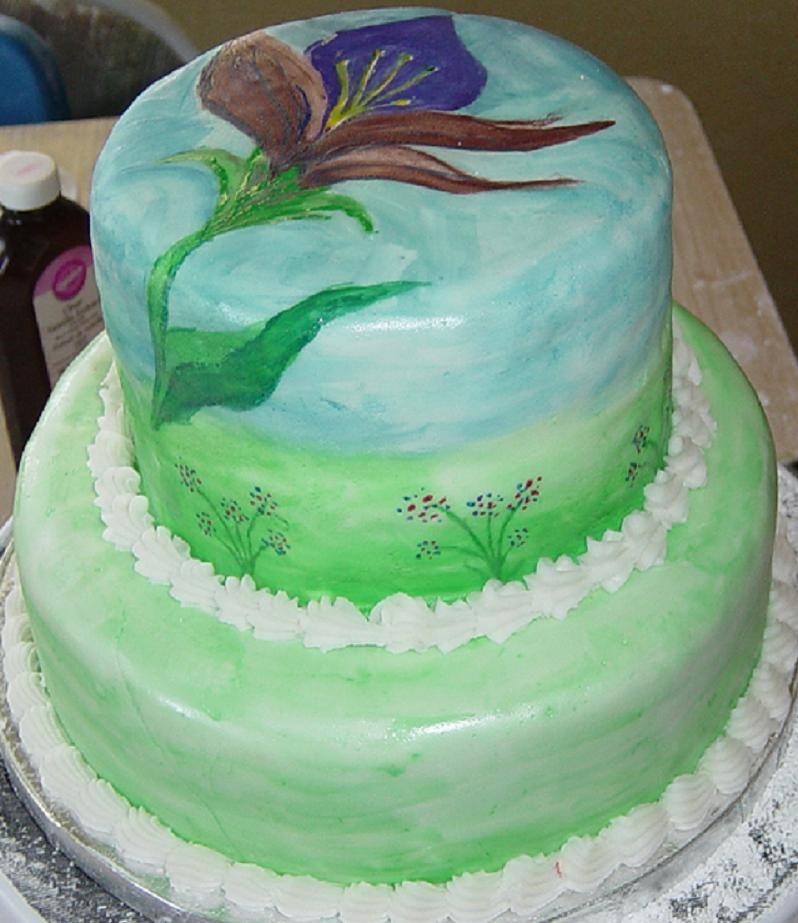 1St Time For Everything A friend of mine and I were trying this for the first time. I had never made my own fondant before (or the MMF we used on this one), never...