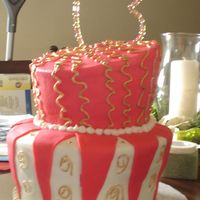 Pretty In Pink This was my first attempt at a topsy turvy cake. I think that it went pretty well had a little trouble with the bottom tier cut it wrong at...