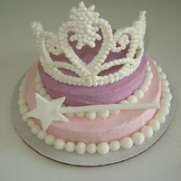 Tiara Cake We used the royal icing tiara instructions... the cake is ADORABLE... absolutely love it and the tiara was so easy and fun to make!!