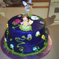 Tinker Bell Fairies My client told me to come up with something to decorate around. A tinkerbell fairy theme this is what I came up with. Pic came out a little...