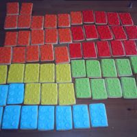 Lego Cookies This was for a teacher that wanted lego themed cookies. I hope these look ok i tried to make them look like the duplo block. I used royal...