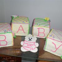 Baby Shower Cake & Cookie Made this for a friend who just became a grandma for the first time. She was having a baby shower for her daughter. 2 cakes are chocolate...