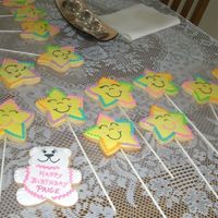 Princess Wands For A Little Girl Turning Four Years Old This little girl wanted all her friends at her birthday party to feel like Princesses. Sugar cookies decorated with Royal icing.