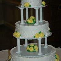 Classic Wedding Cake I think this is a "classic" wedding cake. It's been a while, so I cannot remember what kind of filling or cake was used in...