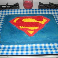 Superman Cake Superman cake.