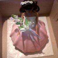 Doll Cake Princess doll for a little girls birthday!