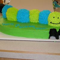 Caterpillar First Birthday I made this cake after getting some great ideas on here. Most of my inspiration came from TheCakerater (thanks!). This was fun to make, but...