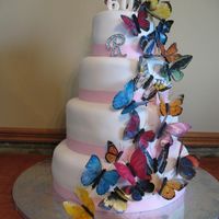 Mom's 60Th Birthday Cake I saw this cake here on CC done by shelbync and fell in love with it...Thanks Shelby for the idea! All different flavors and fillings,...