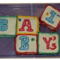 Babies 1St Birthday Blocks 