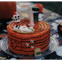 Halloween Birthday Cake 