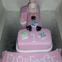 Cover Girl cake for a little girl who does Modeling and was 1