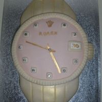 Rolex This was for a lucky girl who was getting a rolex for her birthday but it wasnt going to be there in time so had a cake made for the actual...