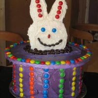 Magic Birthday Cake Made this for my son's 6th birthday for his magic themed party. Cake is a layer cake. Rabbit and hat rim is made from sugar cookie...