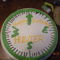 Compact Cake just round cake with buttercream icing