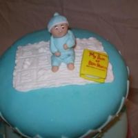 Baby Boy This was for my moms topsy turvy cake she asked me to put a topper on!