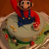 Super Mario Brothers I found this cake designed by Su-Yin and decided to try and replicate it. Made this cake for a 10 year old boy and it was a hit. Chocolate...