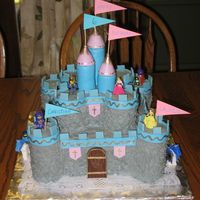 Knights And Princesses Castle Cake I'm not entirely happy with how this turned out, but it worked for what it was. I accidentally bought reg and pure white chocolate for...