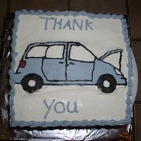 Car Thank You I wanted an excuse to try a FBCT so I made a picture of my car for my neighbor who helped me when it wouldn't start. DH did the...