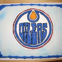 Edmonton Oilers Cake Here is an Edmonton Oilers cake I did for a birthday party of two huge Oilers fans! I used FBCT method, but It didn't work as well as...