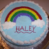 Taste The Rainbow This is the very first cake I have done. It was really fun to do, But it was a lot of hard work.