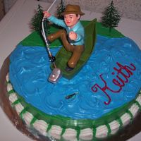 Trying To Go Fishing Making this cake was a lot of fun. I cannot wait until I do some more.