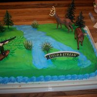 Hunting Cake I made this cake for my grandpa for his 62 birthday. He loves to go hunting so I thought he would like it. When I made my icing, it didn&#...