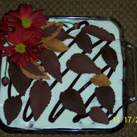 Fall Flowers With Chocolate Leaves This was my first attempt at chocolate leaves and they turned out great. If you have never tried painting chocolate on actual leaves to...