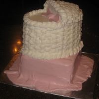 Baby Shower This was actually a last minute order for my neighbor's work. The night before she asks me for a girl baby shower cake for 30 people...